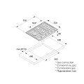 Газовая варочная панель Asko HG1776SB