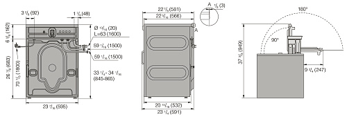 Профессиональная стиральная машина Asko WMC6743PF.S Marine