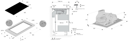 Индукционная варочная панель со встроенной вытяжкой Asko HIHD854GF