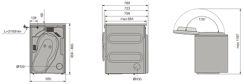 Профессиональная сушильная машина Asko TDC1485VI.S