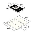 Газовая варочная поверхность Asko HG1365GB