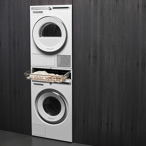 Выдвижная полка с корзиной для белья Asko HB150W