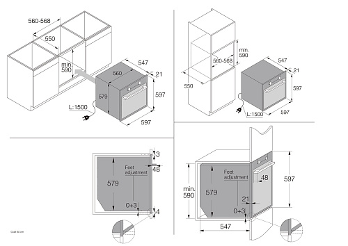 Духовой шкаф с функцией пара Asko OCS8687A Духовой шкаф с функцией пара Asko OCS8687A